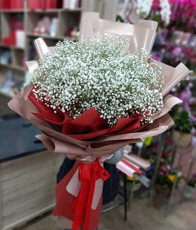 Букет цветов из: Гипсофила в Уптар