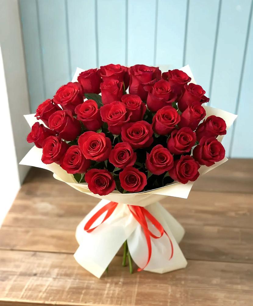 Букет 29 Красных роз в Уптар