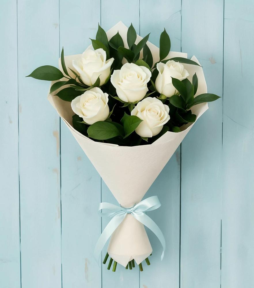 Букет цветов из: Розы в Уптар