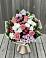 Букет цветов из: Альстромерии, Гвоздики, Розы и Хризантемы в Уптар