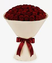 Букет 101 Бордовая роза Блэк Бакарра в Уптар