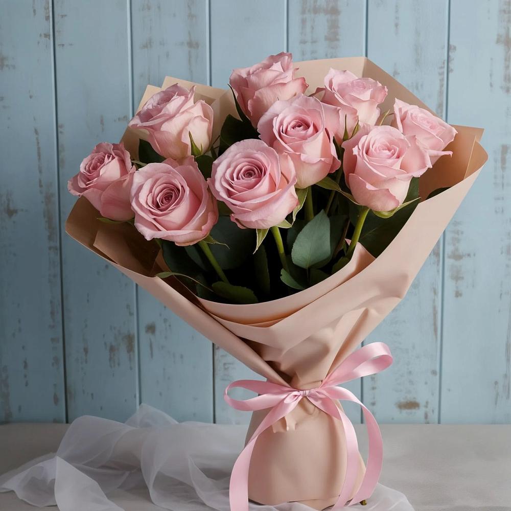 Букет цветов из: Розы в Уптар