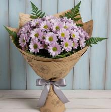 Букет цветов из:  Хризантемы #REPLACE_PRED# Уптар