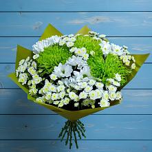 Букет цветов из:  Хризантемы #REPLACE_PRED# Уптар