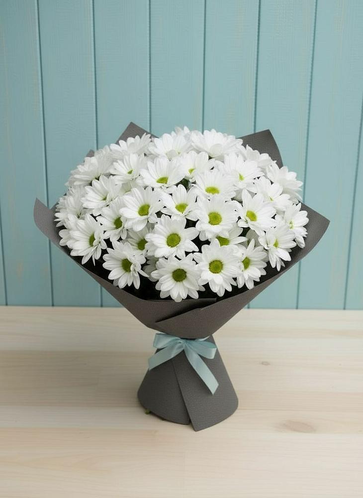 Букет цветов из: Хризантемы в Уптар