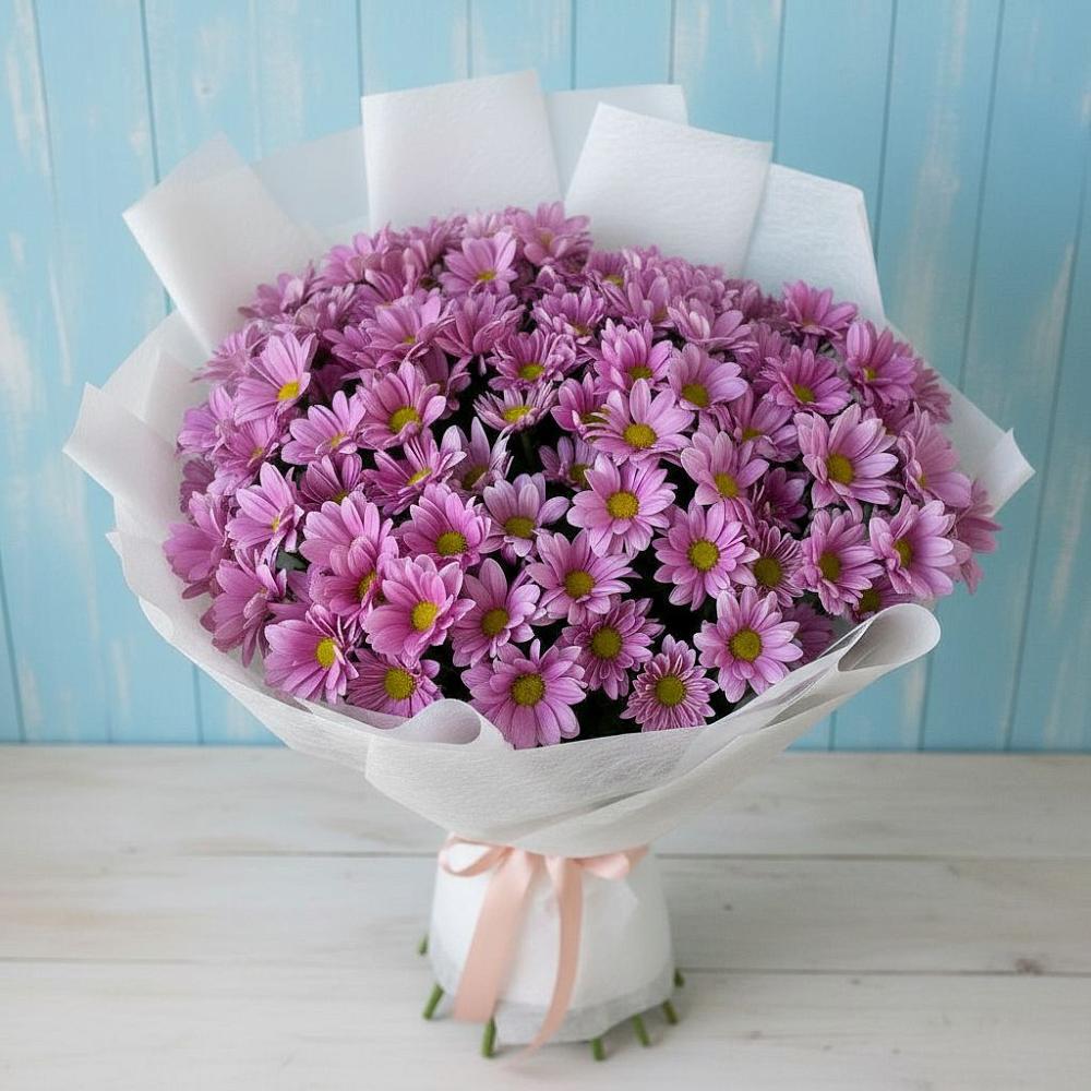 Букет цветов из: Хризантемы в Уптар