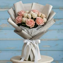Букет цветов из:  Розы в Уптар